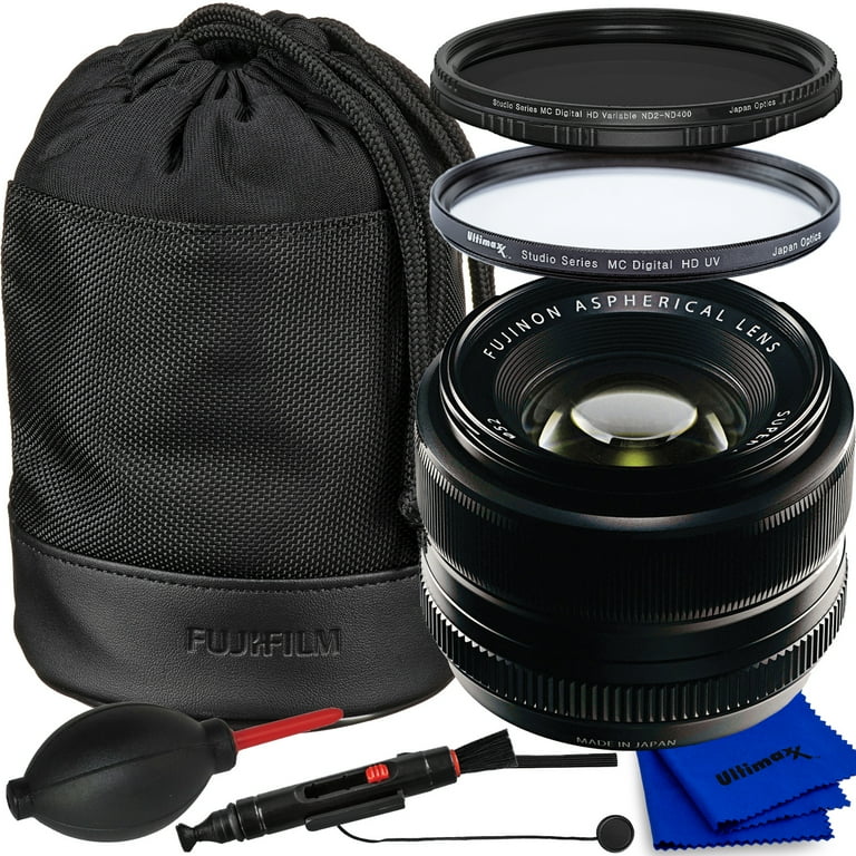 Fujifilm 35mm XF R Lens 16240755 8PC Accessory Bundle