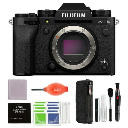 Fujifilm FUJIFILM X-T5 Mirrorless Camera (Black) Bundle with Advanced Accessory Kit