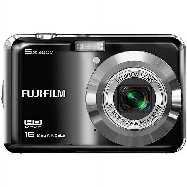 Fujifilm Finepix AX560 Black 16MP Digital Camera w/ 5x Optical Zoom, 2.7" LCD Display, HD Movies