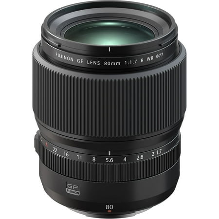 Fujifilm - GF80mmF1.7 R WR Lens - Black