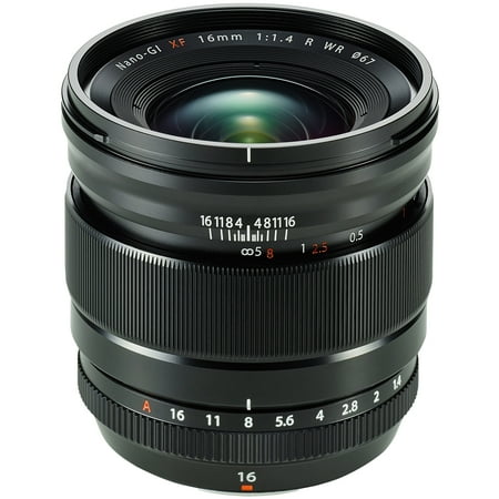 Fujifilm - XF16mmF1.4 WR Ultrawide-Angle Lens - Black