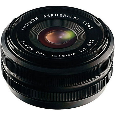 Fujifilm - XF 18mm f/2 R Pancake Lens - Black