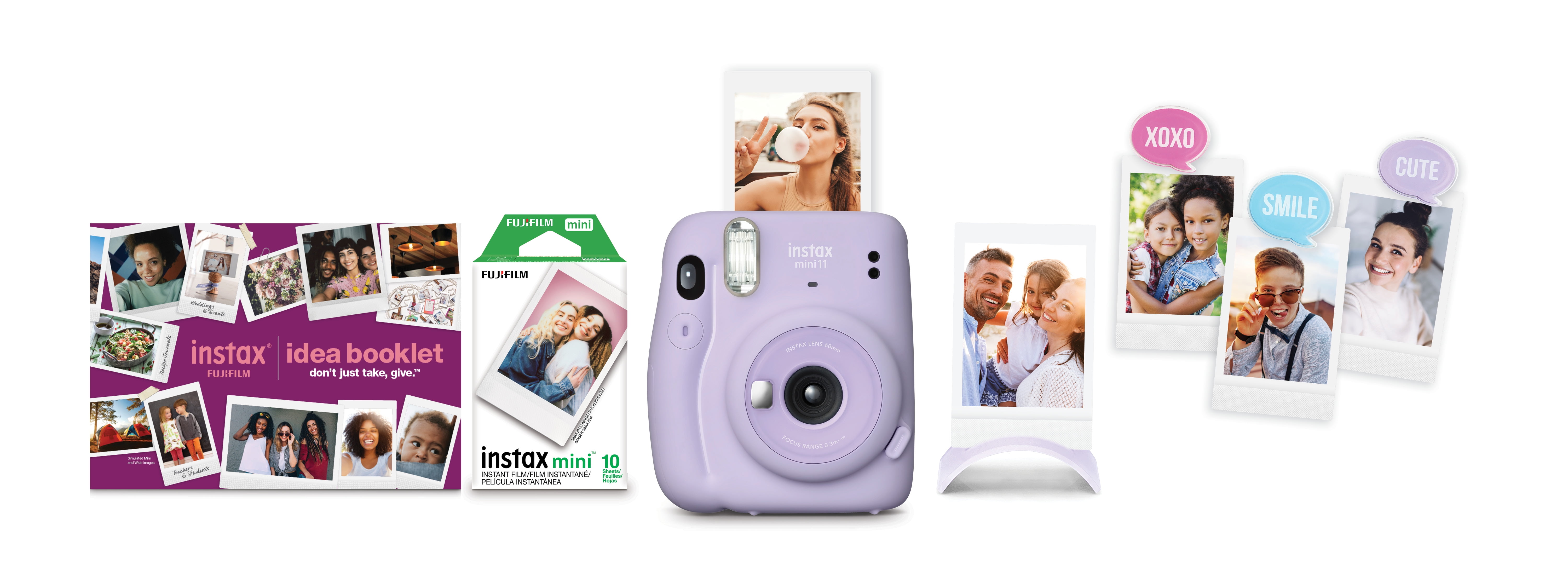 Fujifilm INSTAX MINI 11 Instant Camera & Film Holiday Bundle 2022
