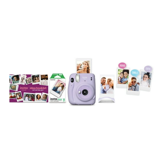 Fujifilm INSTAX MINI 11 PURP HOLIDAY BUNDLE 2022