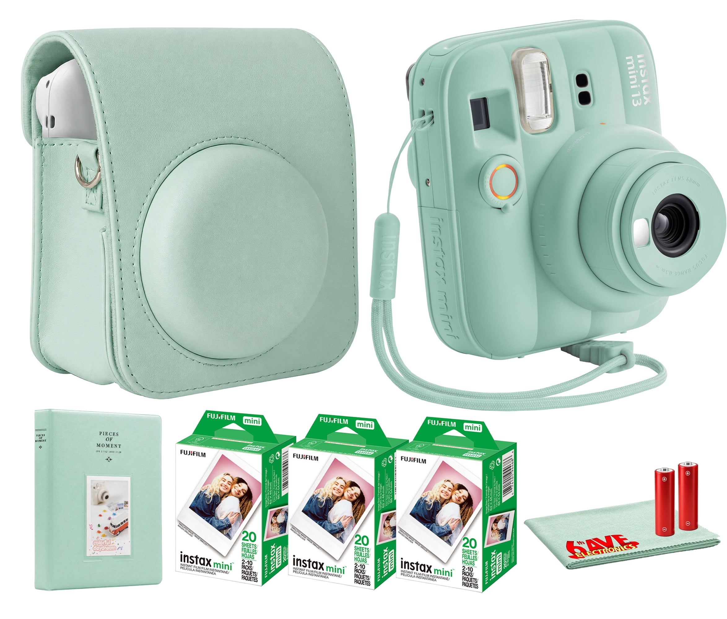 Fujifilm INSTAX MINI 13 Instant Film Camera Lagoon Green | Auto