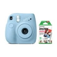 thumbnail image 1 of Fujifilm INSTAX Mini 7+ Exclusive Blister Bundle with Bonus Pack of Film (10-pack Mini Film), Light Blue, 1 of 6