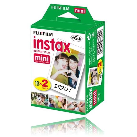Fujifilm Instax Mini Twin Pack Picture Format Instant Daylight Film (20 Shots) 16386016