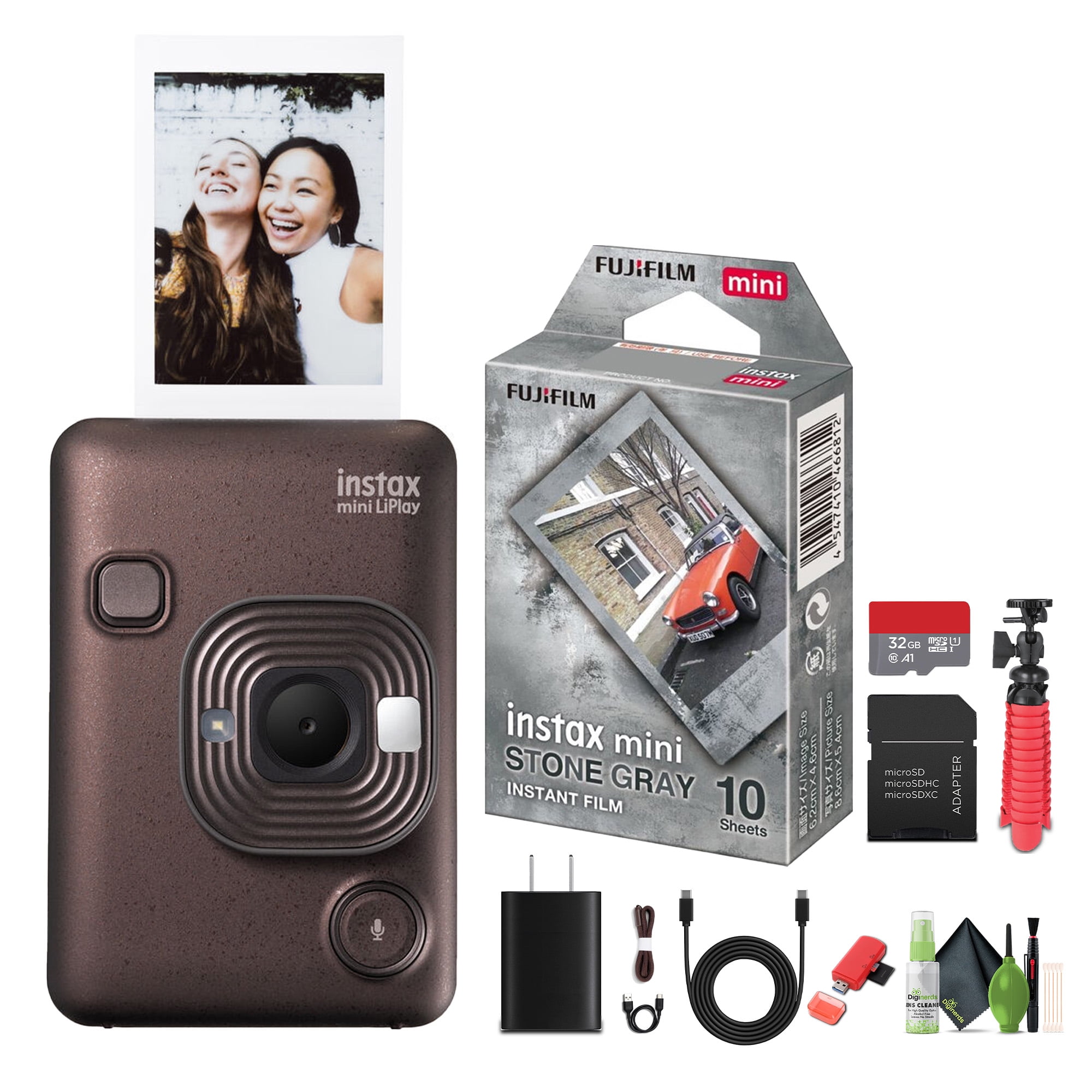 FUJIFILM INSTAX MINI LIPLAY 限定色 ダークグレー 【公式通販】