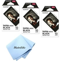 Fujifilm Instant Mini Black Frame Film BluebirdSales Starter Kit (3 Pack)