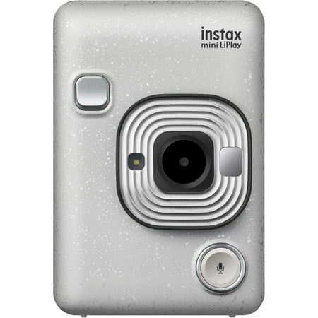 Fujifilm - INSTAX MINI LiPlay Instant Film Camera - Stone White