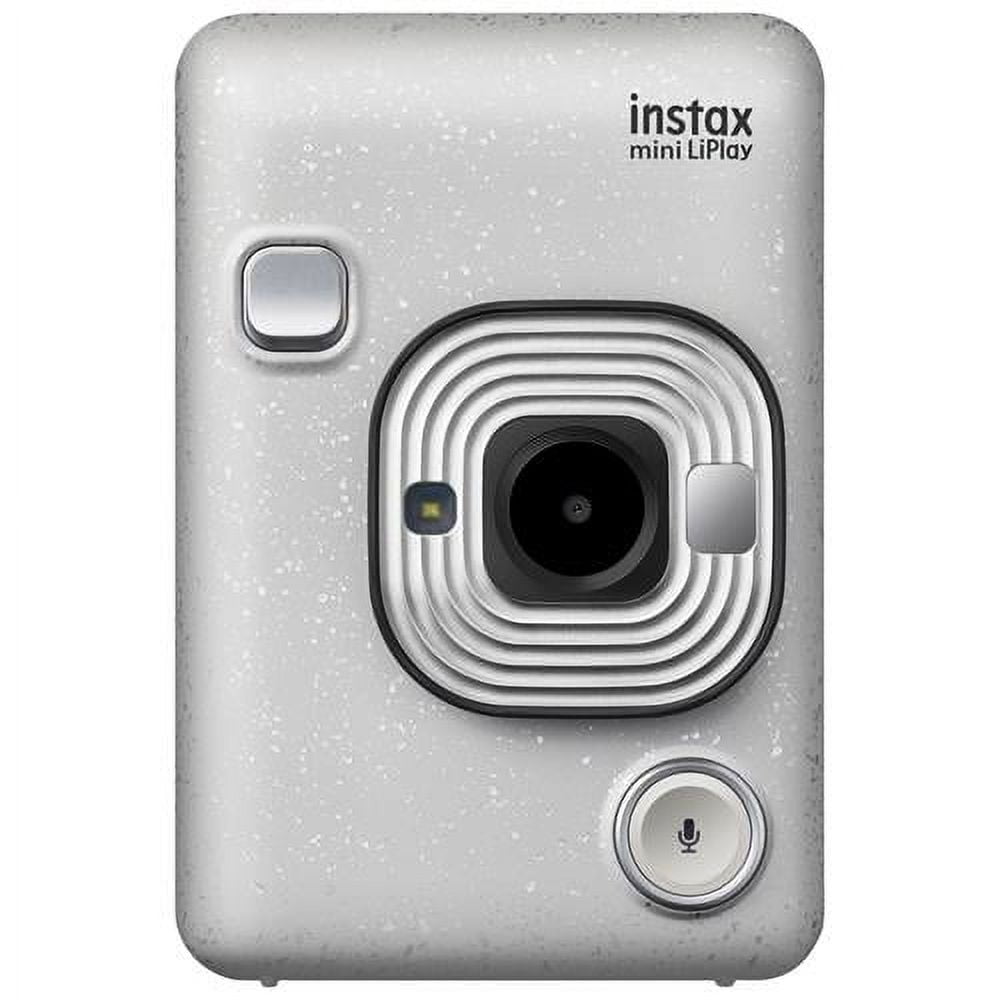 Fujifilm Instax Mini Liplay Hybrid Camera, Stone White Fujifilm Instax Mini Liplay Hybrid Camera, Stone White