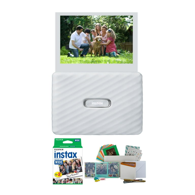 FUJIFILM instax Link Wide ホワイト Amazon | FUJIFILM チェキ