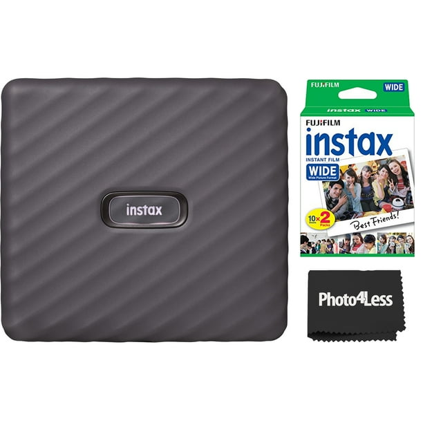 Fujifilm Instax Link Wide Printer Mocha Grey + Twin Pack Film +