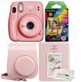 thumbnail image 1 of Fujifilm Instax Mini 11 Dusty Pink Instant Camera Plus Case, Photo Album and Fujifilm Character 10 Films (Rainbow), 1 of 8