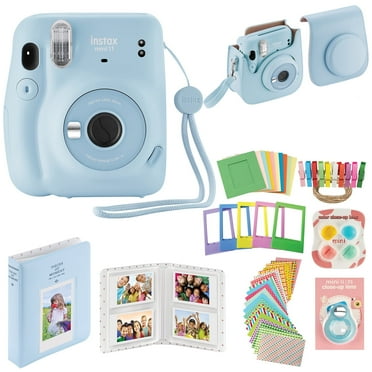 Fujifilm Instax Mini 11 Instant Camera with Case, Album and More Accessory Kit Sky Blue