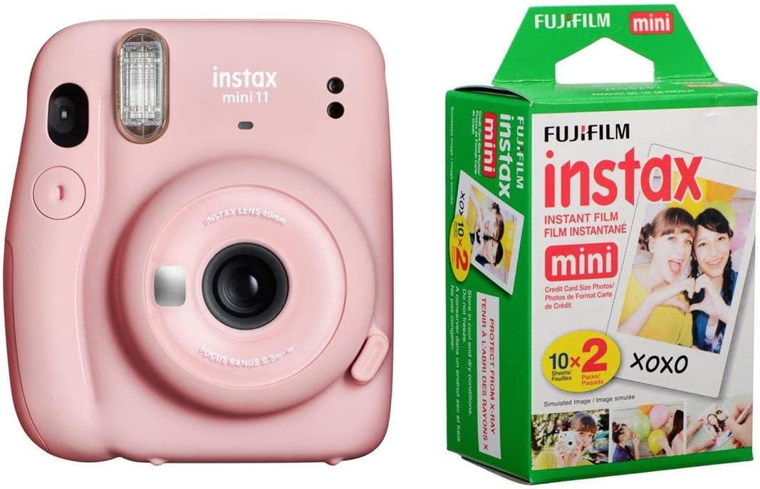 Cámara instantánea Fujifilm Instax Mini 11 – Blush Pink – Shopavia