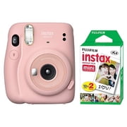 Fujifilm Instax Mini 11 Instant Fuji Film Camera Blush Pink + 20 Sheets Instant Film