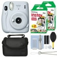 thumbnail image 1 of Fujifilm Instax Mini 11 Instant Fuji Film Camera Ice White + 40 Film Accessory Kit, 1 of 9