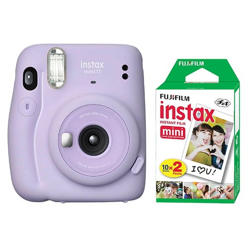 Fujifilm Instax Mini 11 Instant Fuji Film Camera Blush Pink + 20 Sheets  Instant Film 