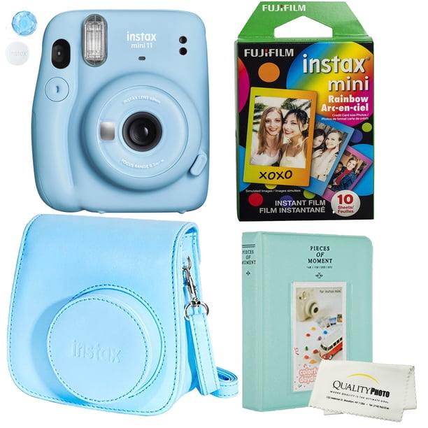film camera ice blue instax