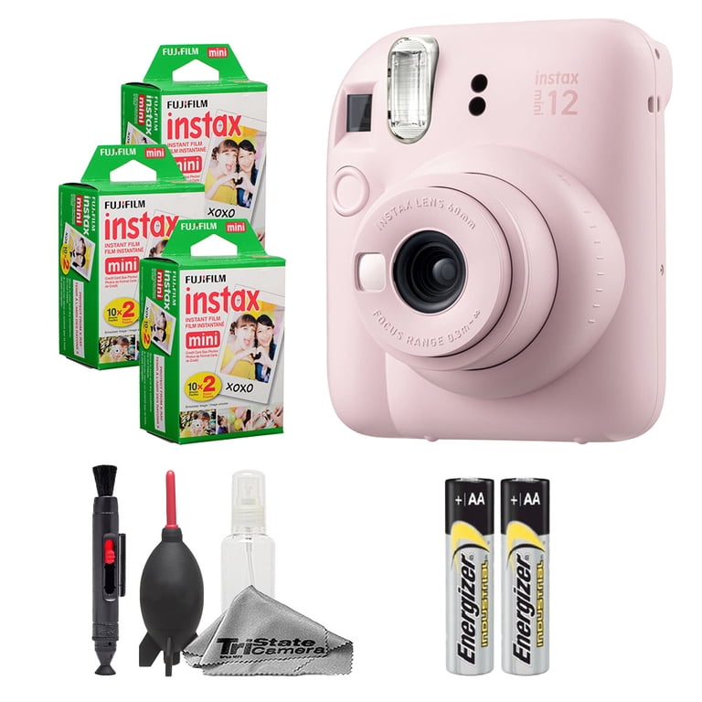 Fujifilm Instax Mini 12 Camera (Blossom Pink) + Instax Mini