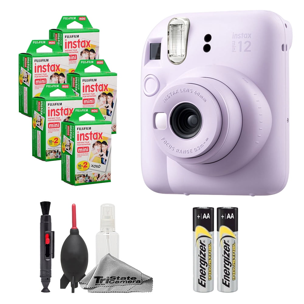 Fujifilm Instax Mini 12 Camera (Lilac Purple) + Instax Mini