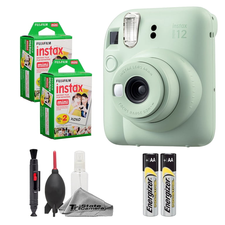 Fujifilm Instax Mini 12 Camera (Mint Green) + Instax Mini Instant