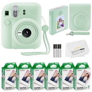 Fujifilm Instax Mini 12 Instant Camera + 60 Photo Prints + Quality Photo Value Bundle, Case, Decoration Stickers, Frames, Photo Album, Mint Green