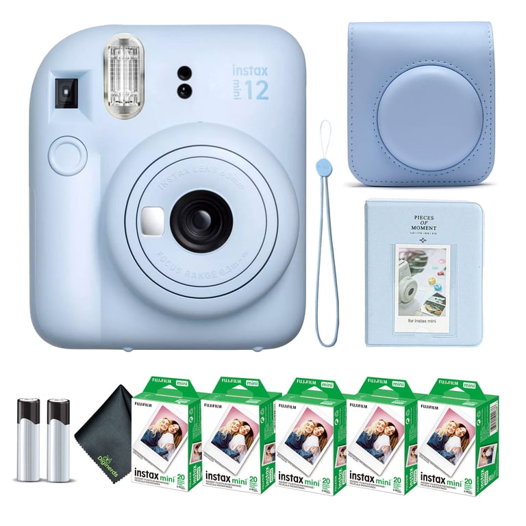 Fujifilm Instax Mini 12 Instant Camera Pastel Blue Bundle with 