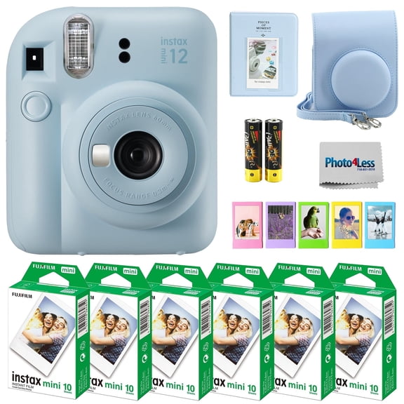 FUJIFILM INSTAX MINI 12 Instant Film Camera (Pastel Blue)
