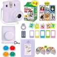 thumbnail image 1 of Fujifilm Instax Mini 12 Instant Camera with 20 Film Sheets, Shutter Accessories, Color Filters, Photo Album & Assorted Frames, Lilac Purple, 1 of 6