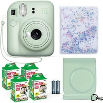 Fujifilm Instax Mini 12 Instant Camera with 40 Film Sheets, Shutter Accessories & Photo Album, Mint Green