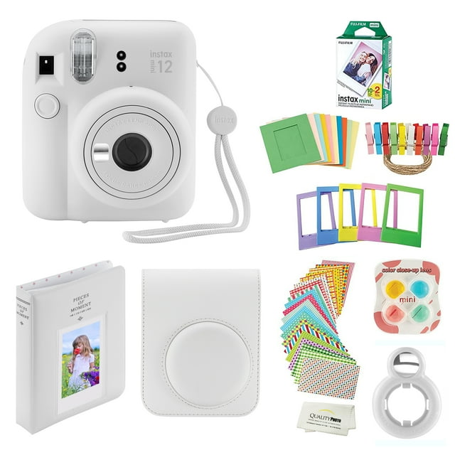 Fujifilm Instax Mini 12 Instant Camera with Case, 20 Fuji Films