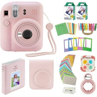 pink instant cameras