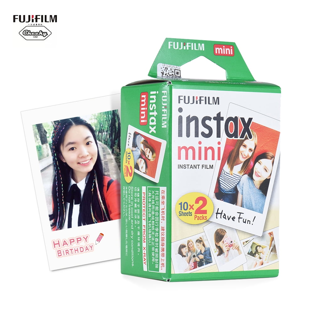 Fujifilm Instax Mini Film 2x3. Film for Instax Mini. 20 Sheets. for Instax  Mini 12, 11, 7s, 8, 9, 25, 40, 50s, 70, Neo 90, Instax Mini Evo. 