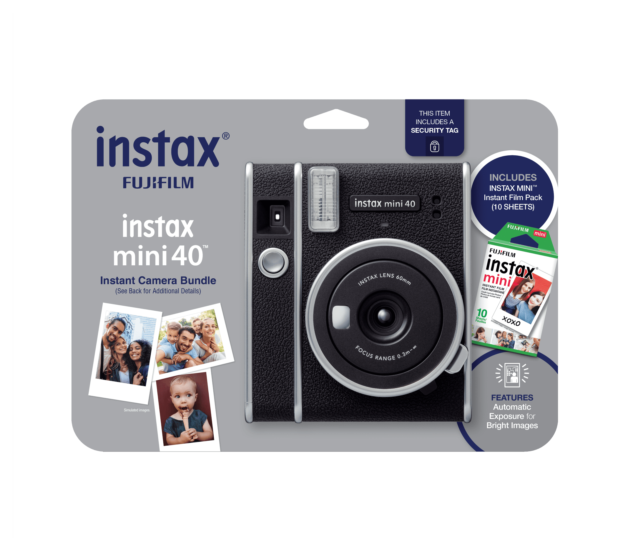 Fujifilm Instax Mini 40 Instant Camera Bundle with Bonus 10 Fujifilm Instax Mini 40 Instant Camera Bundle with Bonus 10