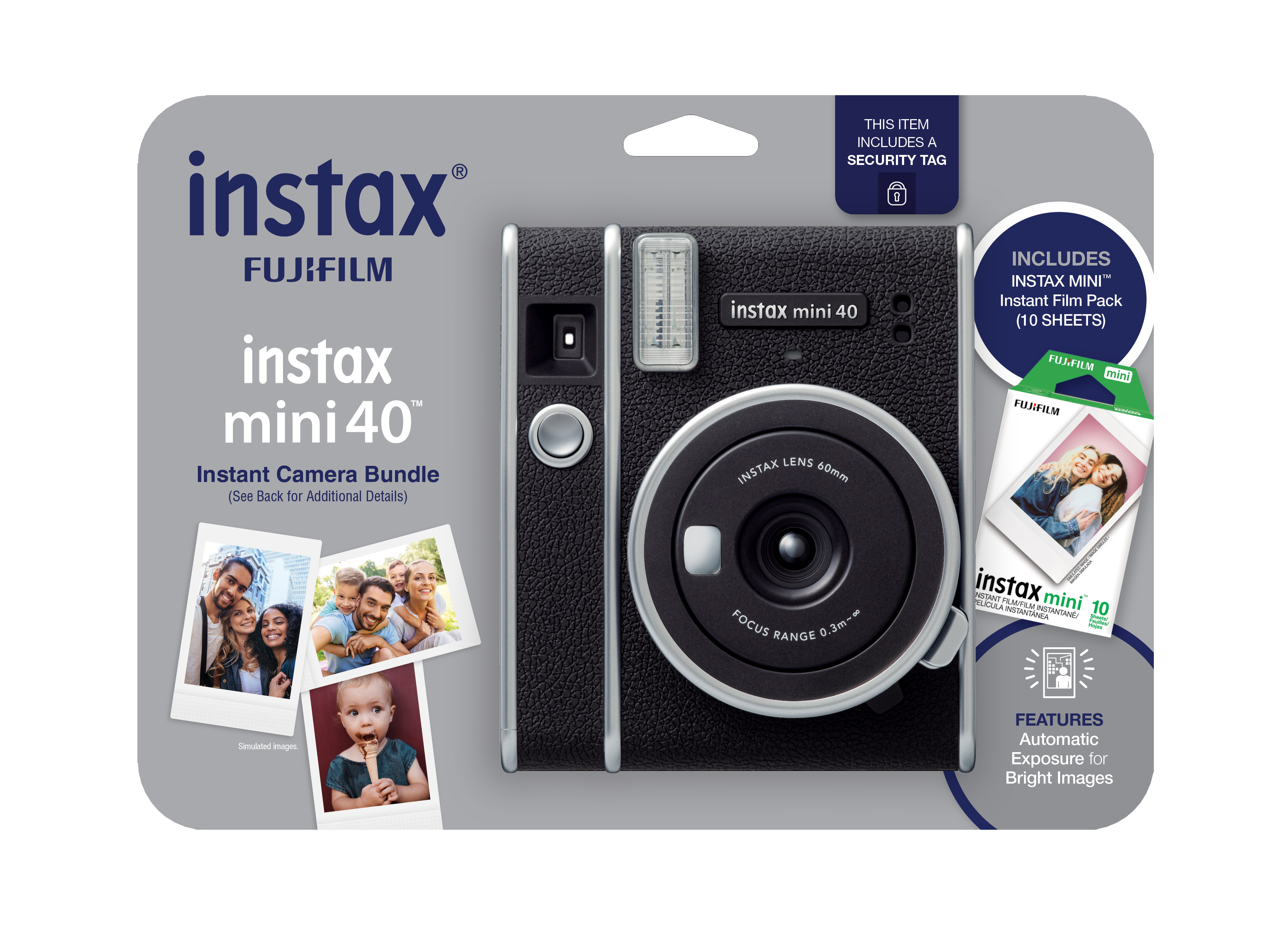 Fujifilm Instax Mini 40 Camera Blister Bundle with Bonus Film (10-pack of film) - image 1 of 6