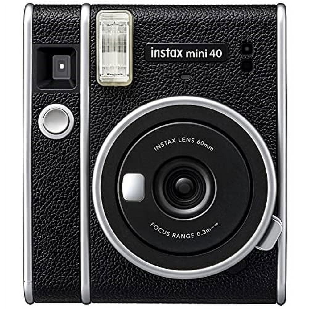 Fujifilm Instax Mini 40 - Instant camera - lens: 60 mm - instax mini black