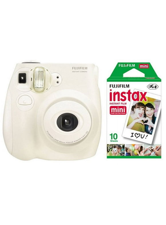 Fujifilm Instax Mini 7S Instant Camera (with 10-pack film) - White