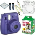 thumbnail image 1 of Fujifilm Instax Mini 8 Camera (Grape) + Fujifilm INSTAX Mini Instant Film (20 Exposures) + Accessories Kit for Fujifilm Instax Mini 8 Camera, 1 of 4