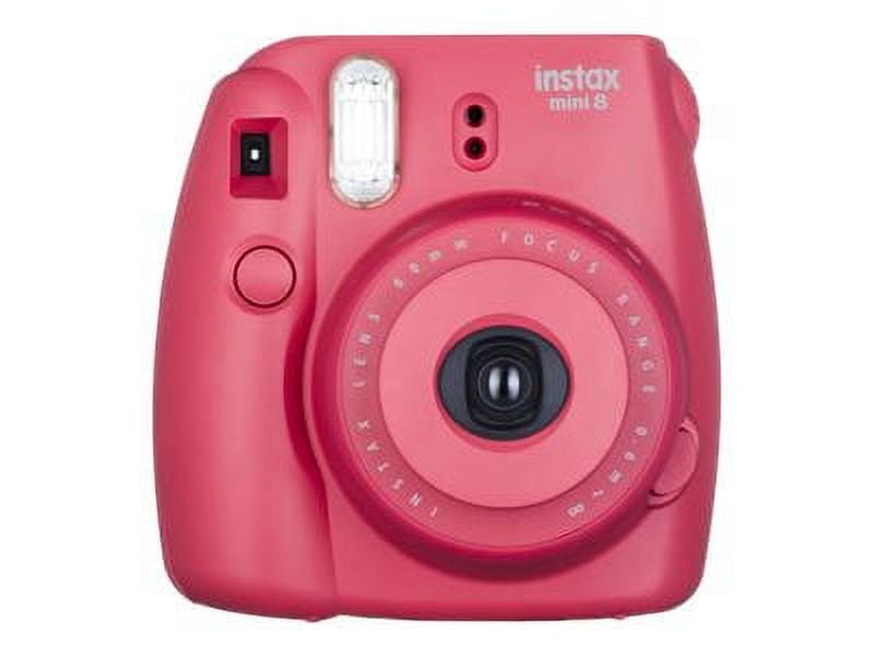 Fujifilm Instax Mini 8 - Instant camera - lens: 60 mm raspberry