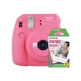 thumbnail image 1 of Fujifilm Instax Mini 9 (Flamingo Pink) Instant Camera with Mini Film Twin Pack, 1 of 7
