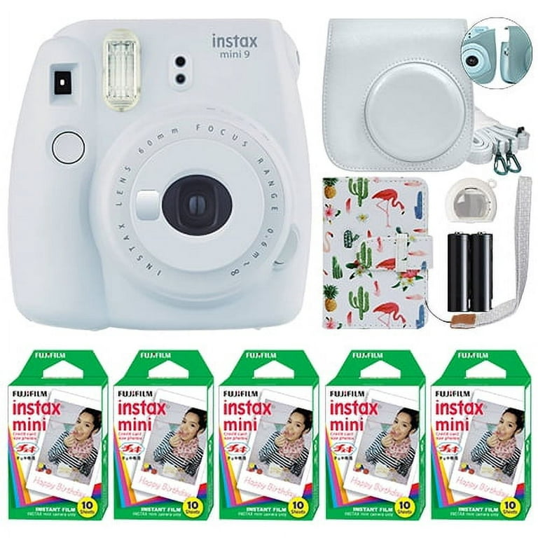  Fujifilm Instax Mini 9 Instant Camera, Smokey White :  Electronics