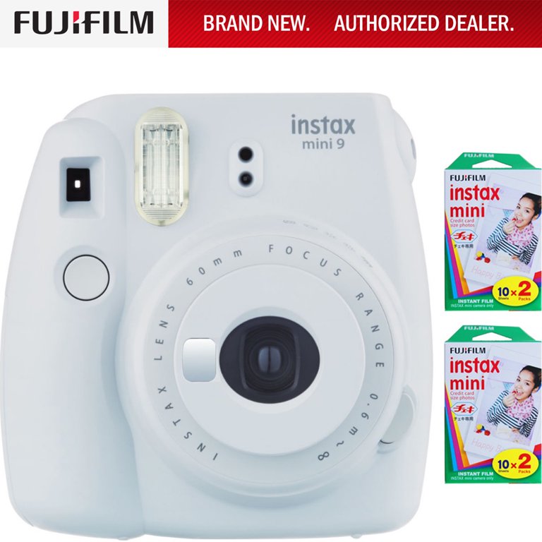 Fujifilm Instax Mini Instant Camera Smokey White (16550629) w