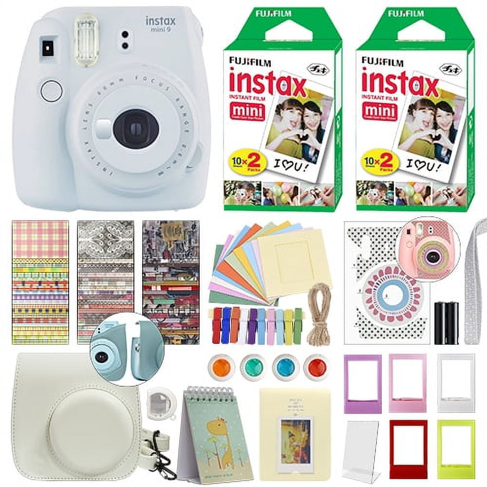 Fujifilm Instax Mini 9 Instant 2024 Camera Bundle NEW in White