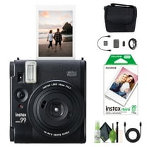 Fujifilm Instax Mini 99 Analog Instant Film Camera Bundle with Instax Mini Instant Film (20 Exposures)   Travel Bag   Lens Cleaning Kit, Perfect Camera for Kids, Wedding, Birthday Or Any Occasion