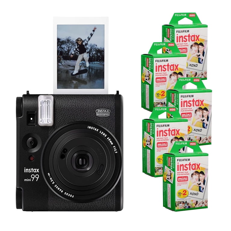 Fujifilm Instax Mini 99 Instant Film Camera (Black) + Instax Mini