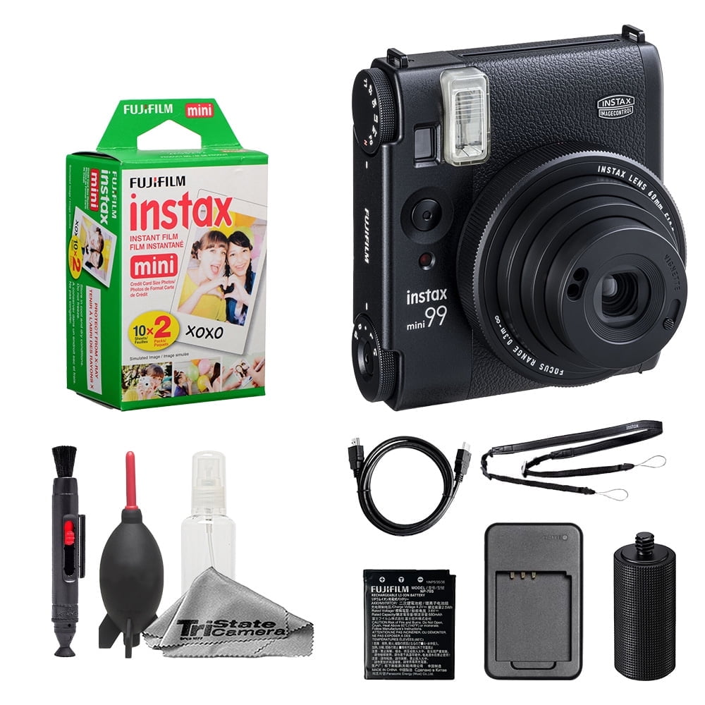 Fujifilm Instax Mini 99 Instant Film Camera (Black) + Instax Mini