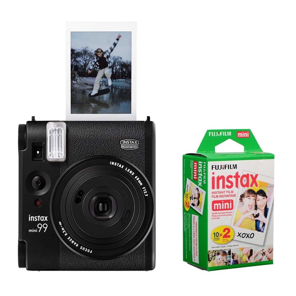 FUJIFILM instax mini 99 ブラック Fujifilm Instax Mini 99 Instant Film Camera (Black) + Instax Mini