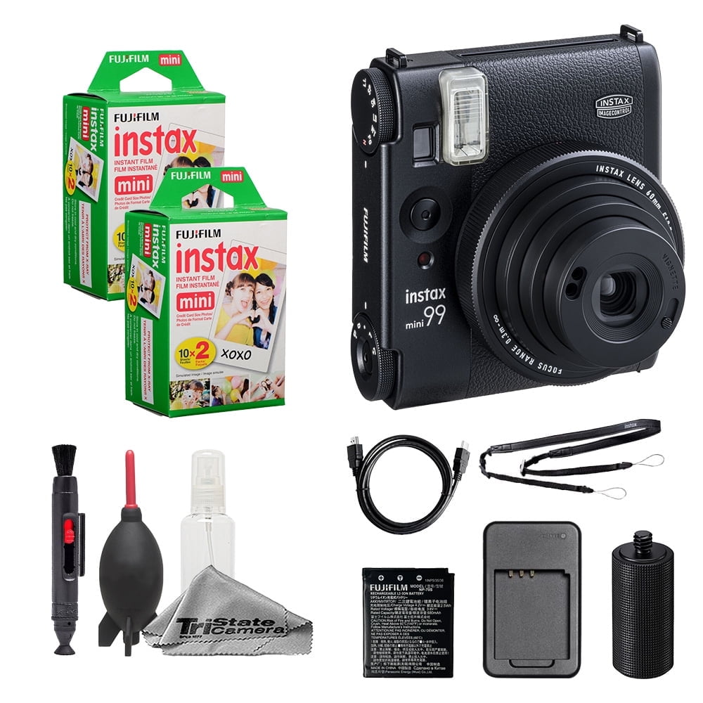 Fujifilm Instax Mini 99 Instant Film Camera (Black) + Instax Mini